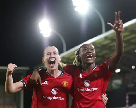 E. Terland Treble Propels Manchester United Into Women's UCL Main Draw