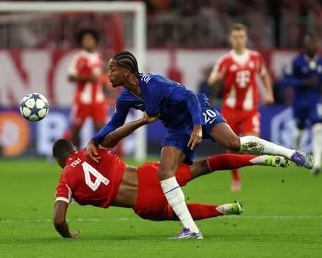 The Blues' boss fumes as Bayern Munich defender Tah escapes red card in Champions League loss